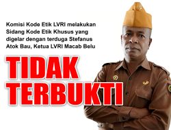 Sidang Kode Etik Khusus LVRI