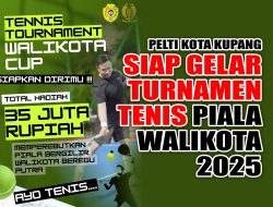 PELTI Kota Kupang Siap Gelar Turnamen Tenis Piala Walikota