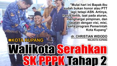 Walikota Kupang Serahkan SK PPPK Tahap 2
