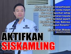 Warga Bello Dukung Imbauan Wali Kota Kupang Soal Aktifkan Kegiatan Ronda Malam