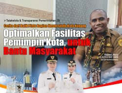 Optimalkan Fasilitas Pemimpin Kota, Untuk Bantu Masyarakat