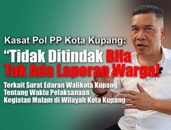 Rudi Abubakar “Tidak Ditindak Bila Tak Ada Laporan Warga”