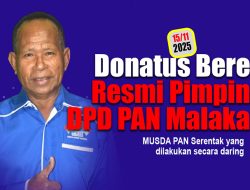 Donatus Bere Resmi Pimpin DPD PAN Malaka