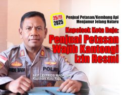 Kapolsek Kota Raja: Penjual Petasan Wajib Kantongi Izin Resmi
