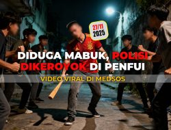 Diduga Mabuk, Polisi Dikeroyok di Penfui, Video Viral di Medsos