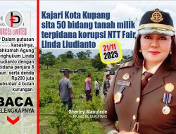 Kajari Kota Kupang Sita 50 Bidang Tanah Linda Liudianto