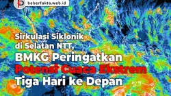 BMKG Peringatkan Potensi Cuaca Ekstrem Tiga Hari ke Depan