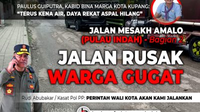 Jalan Rusak Warga Gugat