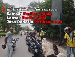 Bapenda Periksa Pajak, Lantas Periksa SIM, Jasa Raharja Periksa Iuran