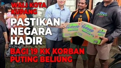 Wali Kota Kupang, dr. Christian Widodo, bergerak cepat meninjau lokasi bencana angin puting beliung di Kelurahan Manutapen. Kunjungan berlangsung kurang dari 24 jam setelah bencana terjadi.