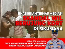 Bhabinkamtibmas Mediasi Skandal WIL Berujung KDRT