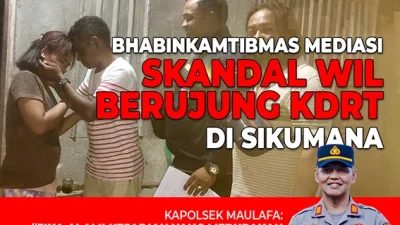 Bhabinkamtibmas Mediasi Skandal WIL Berujung KDRT