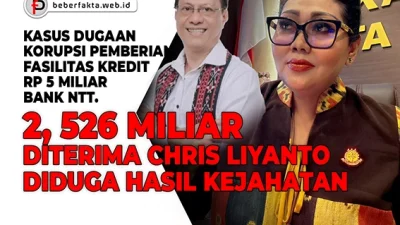 2, 526 Miliar Diterima Chris Liyanto Diduga Hasil Kejahatan