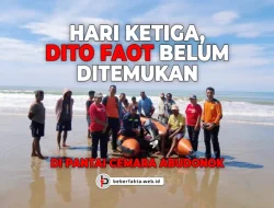 Hari Ketiga, Dito Faot Belum Ditemukan di Pantai Cemara Abudonok