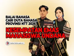 Kesempatan Emas Mahasiswa Undana, Balai Bahasa Cari Duta Bahasa Provinsi NTT 2026