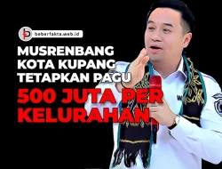 Musrenbang Kota Kupang Tetapkan Pagu Rp500 Juta per Kelurahan