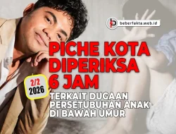 Piche Kota Diperiksa 6 Jam, Penyidik Ajukan 30 Pertanyaan