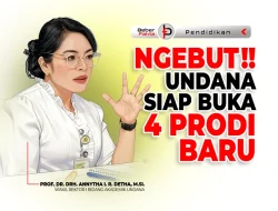 Ngebut!! Undana Siap Buka 4 Prodi Baru