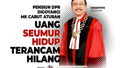 💥PENSIUN DPR DIGOYANG! MK Cabut Aturan, Uang Seumur Hidup Terancam Hilang
