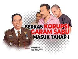 Berkas Korupsi Garam Sabu Masuk Tahap I