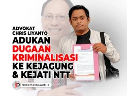 Advokat Chris Liyanto Adukan Dugaan Kriminalisasi ke Kejagung