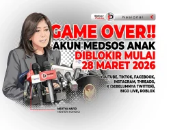 Game Over! Akun Anak Di YouTube, TikTok & Roblox Diblokir Mulai 28 Maret