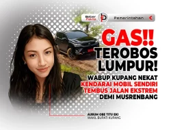 Gas Terobos Lumpur! Wabup Kupang Nekat Tembus Jalan Ekstrem Demi Musrenbang