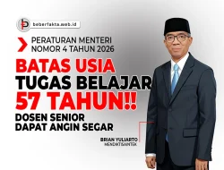 Batas Usia Tugas Belajar 57 Tahun!! Dosen Senior Dapat Angin Segar