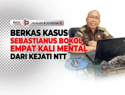 Berkas Kasus Sebastianus Bokol Empat Kali Mental dari Kejati NTT