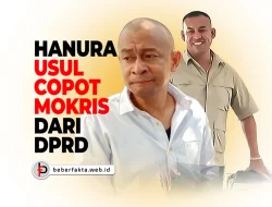 Hanura Usul Copot Mokris dari DPRD