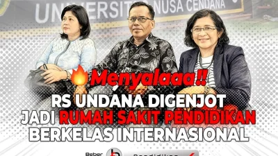 Menyalaaa! RS Undana Digenjot Jadi Rumah Sakit Pendidikan Berkelas Internasional