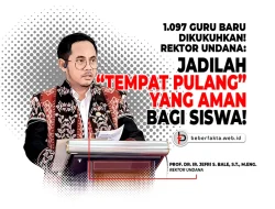 1.097 Guru Baru Dikukuhkan! Rektor Undana: Jadilah “Tempat Pulang” Yang Aman Bagi Siswa!