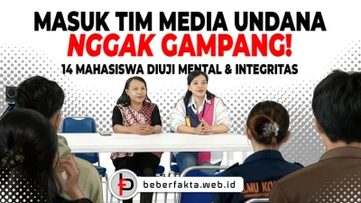 “Masuk Tim Media Undana Nggak Gampang! 14 Mahasiswa Diuji Mental & Integritas”