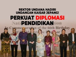 Rektor Undana Hadiri Undangan Kaisar Jepang! Perkuat Diplomasi Pendidikan