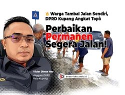 Warga Tambal Jalan Sendiri, DPRD Kupang Angkat Topi: Perbaikan Permanen Segera Jalan!