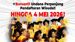 🎓Undana Perpanjang Pendaftaran Wisuda Sampai 4 Mei 2026