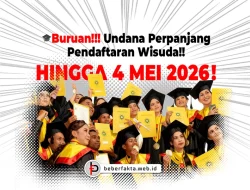 🎓Undana Perpanjang Pendaftaran Wisuda Sampai 4 Mei 2026
