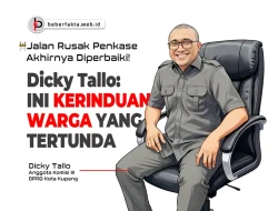 🚧 Jalan Rusak Penkase Akhirnya Diperbaiki! Dicky Tallo: Ini Kerinduan Warga yang Tertunda