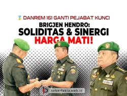 🎖️ Danrem 161 Ganti Pejabat Kunci, Brigjen Hendro: Soliditas dan Sinergi Harga Mati!