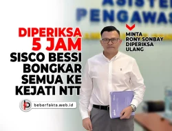 Diperiksa 5 Jam, Sisco Bongkar Semua ke Kejati NTT, Minta Rony Sonbay Diperiksa Ulang