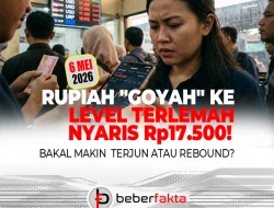 Rupiah “Goyah” ke Level Terlemah Nyaris Rp17.500!