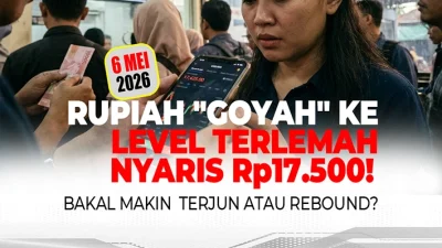 Rupiah “Goyah” ke Level Terlemah Nyaris Rp17.500!