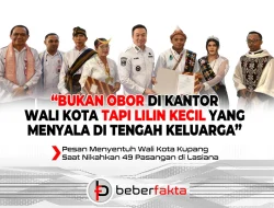 Pesan Menyentuh Wali Kota Kupang Saat Nikahkan 49 Pasangan di Lasiana