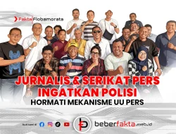 JURNALIS & SERIKAT PERS Ingatkan Polisi Hormati Mekanisme UU Pers