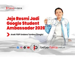 Jeje Resmi Jadi Google Student Ambassador 2026