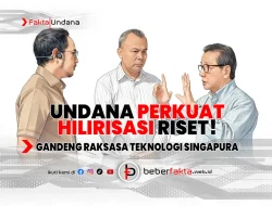 Undana Perkuat Hilirisasi Riset! Gandeng Raksasa Teknologi Singapura