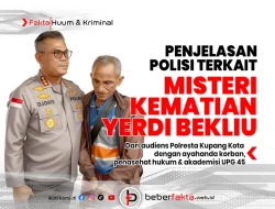 Penjelasan Polisi Terkait Misteri Tewasnya Yerdi Bekliu di Kamar Kost
