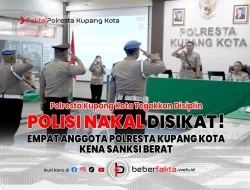 Polisi Nakal Disikat! Empat Anggota Polresta Kupang Kota Kena Sanksi Berat