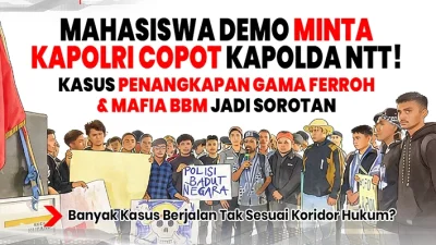 Mahasiswa Demo Minta Kapolri Copot Kapolda NTT