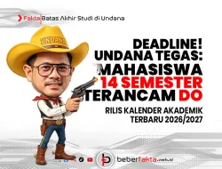 Deadline! Undana Tegas: Mahasiswa 14 Semester Terancam DO